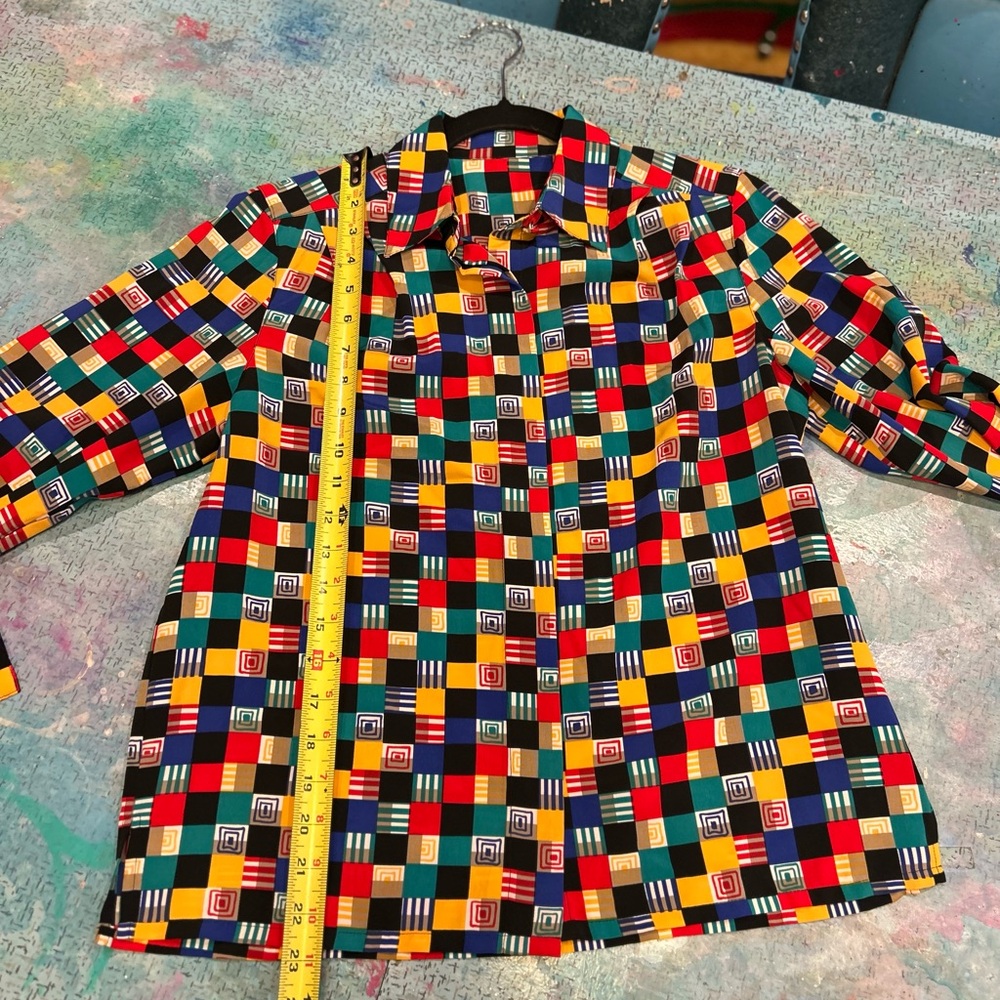 Vintage Geometric Blouse - Picture 13 of 13